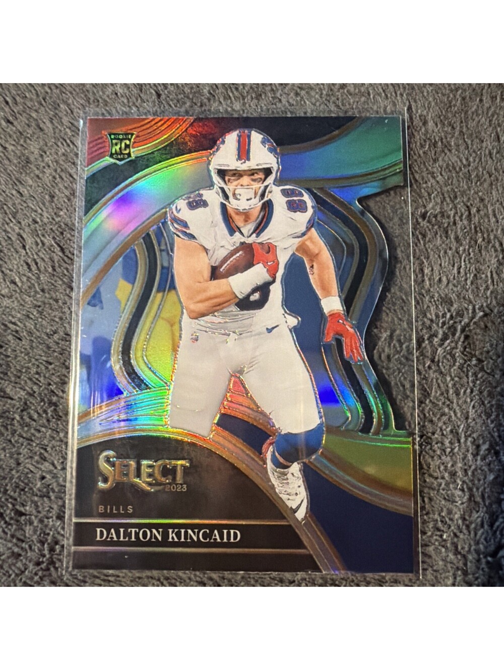 2023 Select #281 Dalton Kincaid Red and Blue Prizm Die-Cut Club Level Bills